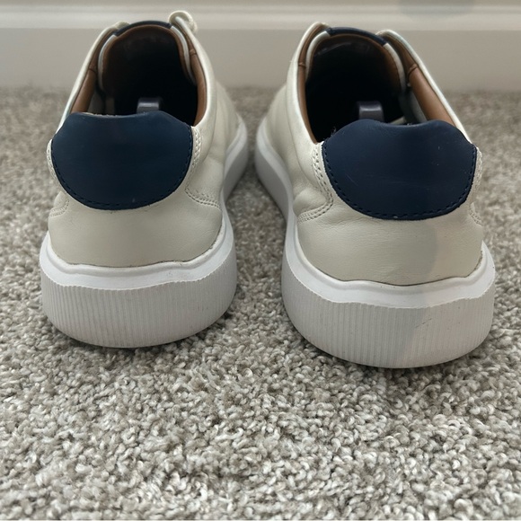 Clarks Cambro Men's Low-Top 7.5 M Casual Sneakers Vanilla White - Picture 5 of 10